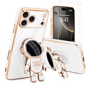 iPhone 17 Pro Max Case with Astronaut Stand